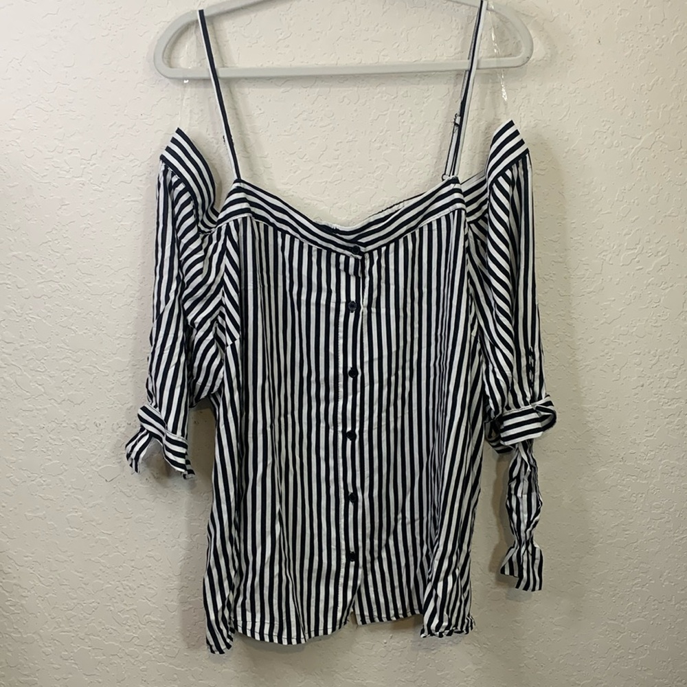 Off-shoulder Blouse NWT *small hole